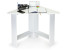 Produkt: Nowoczesne biurko komputerowe narożne białe