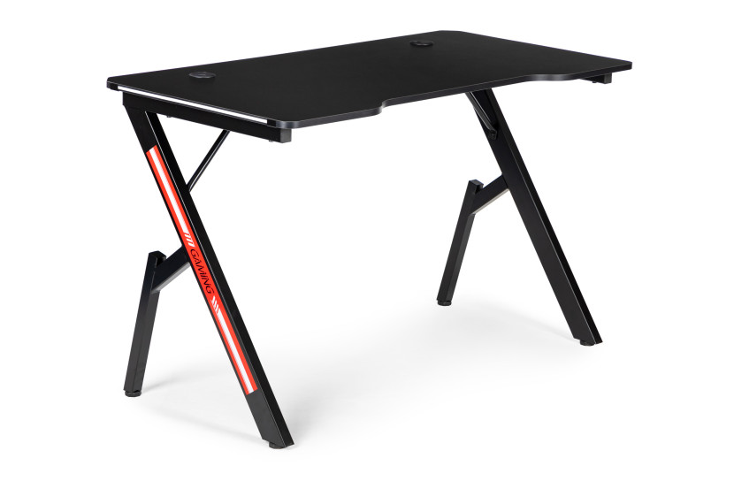 Biurko gamingowe komputerowe stół dla gracza podświetlane, 1050409