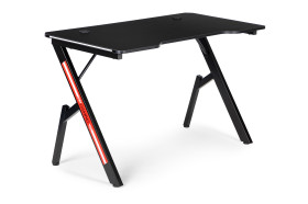 Biurko gamingowe komputerowe stół dla gracza podświetlane