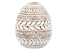 Produkt: figurka dekoracyjna Jajo brązowo - biała