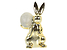 Produkt: figurka dekoracyjna Królik z jajkiem złota
