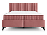 Inny kolor wybarwienia: łóżko kontynentalne Joy 160x200 z pojemnikami różowe