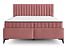 Inny kolor wybarwienia: łóżko kontynentalne Joy 180x200 z pojemnikami różowe
