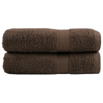 2x Ręcznik Kąpielowy 100x150 cm Bawełniany 600 g/m² Brązowy