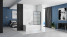 Parawan Na Wannę Stały Lagos-1 Fix 80X140 Black, 1059968