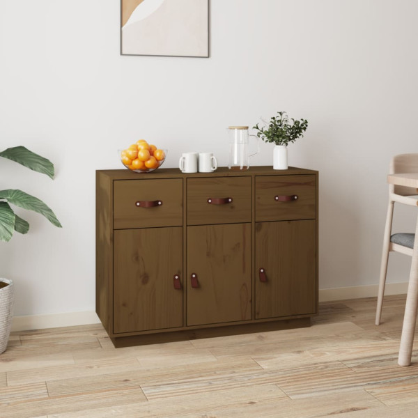 VidaXL Komoda miodowy brąz 100x40x75 cm, 1062066