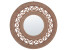 Produkt: Okrągłe lustro ścienne ⌀ 62 bambusowe brązowe