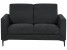 Inny kolor wybarwienia: Sofa kanapa dwuosobowa tapicerowana czarna