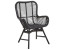 Inny kolor wybarwienia: Krzesło rattanowe czarne TOGO