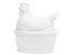 Produkt: pojemnik dekoracyjny Kura ceramiczny biały