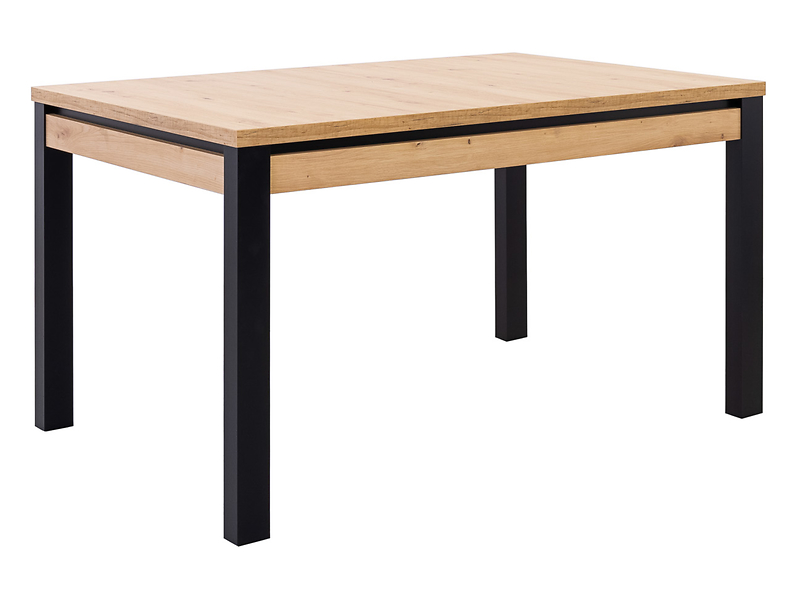 stół rozkładany Pont 140/180x90 dąb artisan/czarny matowy, 1068335