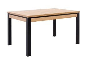stół rozkładany Pont 140/180x90 dąb artisan/czarny matowy