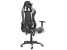 Inny kolor wybarwienia: Krzesło biurowe regulowane ekoskóra czarno-srebrne KNIGHT