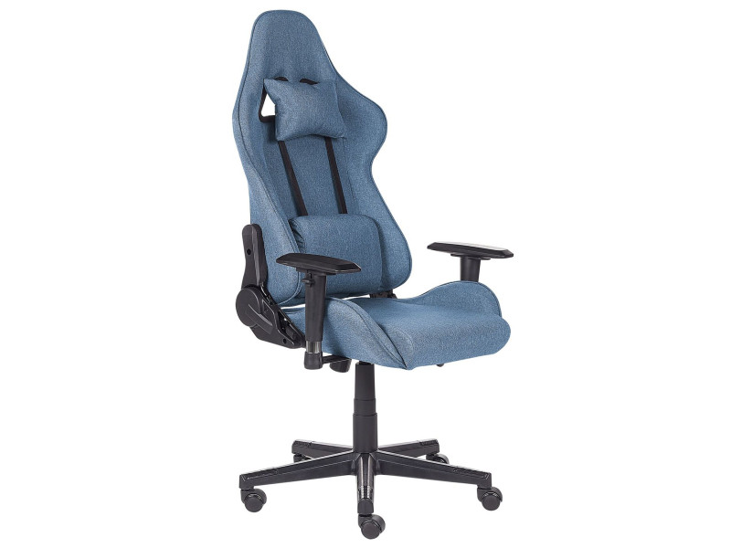 Krzesło biurowe regulowane niebieskie WARRIOR, 1069669
