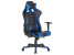 Inny kolor wybarwienia: Krzesło biurowe regulowane ekoskóra czarno-niebieskie GAMER