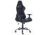 Produkt: Krzesło biurowe regulowane ekoskóra LED czarne GLEAM