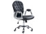 Inny kolor wybarwienia: Krzesło biurowe regulowane ekoskóra czarne PRINCESS