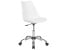 Inny kolor wybarwienia: Krzesło biurowe regulowane ekoskóra białe DAKOTA II