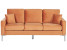 Inny kolor wybarwienia: Sofa 3-osobowa welurowa pomarańczowa GAVLE