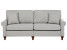 Inny kolor wybarwienia: Sofa kanapa trzyosobowa jasnoszara
