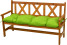 Inny kolor wybarwienia: Poduszka na ławkę ogrodową BONO 180 cm 551