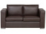 Produkt: Sofa 2-osobowa skórzana brązowa HELSINKI