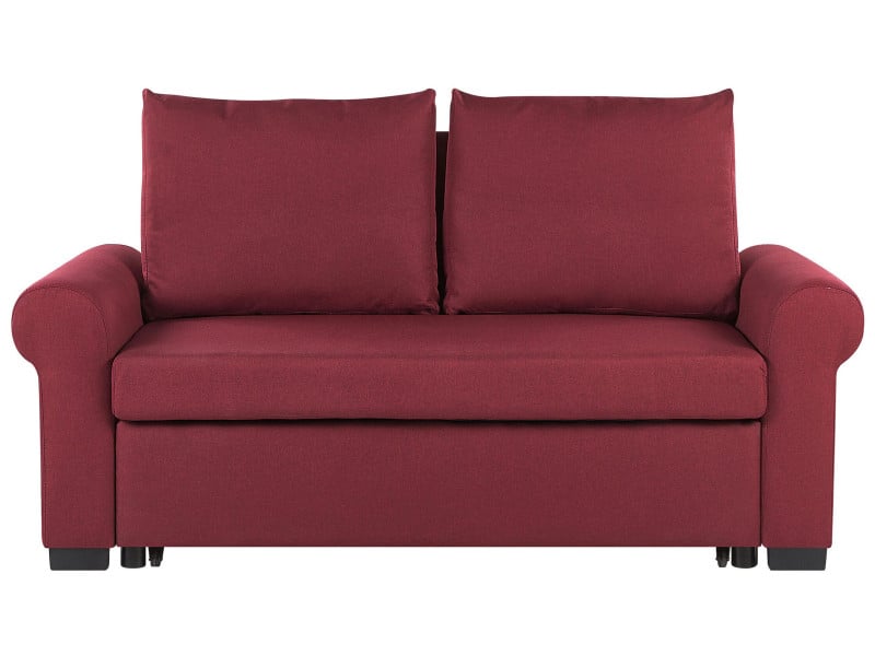 Sofa rozkładana burgundowa SILDA, 1077635