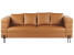 Inny kolor wybarwienia: Sofa 3-osobowa ekoskóra brązowa GRANNA