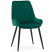Inny kolor wybarwienia: Krzesło tapicerowane do salonu jadalni LUCA zielony welur