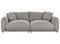 Inny kolor wybarwienia: Tapicerowana sofa z poduszkami szara