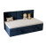 Inny kolor wybarwienia: Łóżko ELZA MINI 100x200 Royal Velvet 208 z topperem