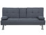 Produkt: Sofa rozkładana ciemnoszara ROXEN