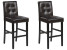 Inny kolor wybarwienia: Zestaw 2 krzeseł barowych ekoskóra brązowy MADISON