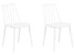 Inny kolor wybarwienia: Zestaw 2 krzeseł do jadalni biały VENTNOR