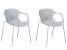 Produkt: Zestaw 2 krzeseł do jadalni szary ELBERT