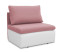 Inny kolor wybarwienia: Sofa jednoosobowa Toledo Różowy/Biały
