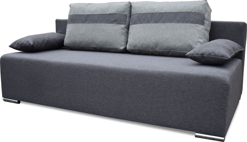 Sofa rozkładana z funkcja spania Ecco Szara, 1083201