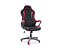 Inny kolor wybarwienia: fotel obrotowy czarno-czerwony Zenvo