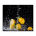 Inny kolor wybarwienia: Deska do Krojenia Szklana Nadruk Cytryny i woda 2x30x52cm