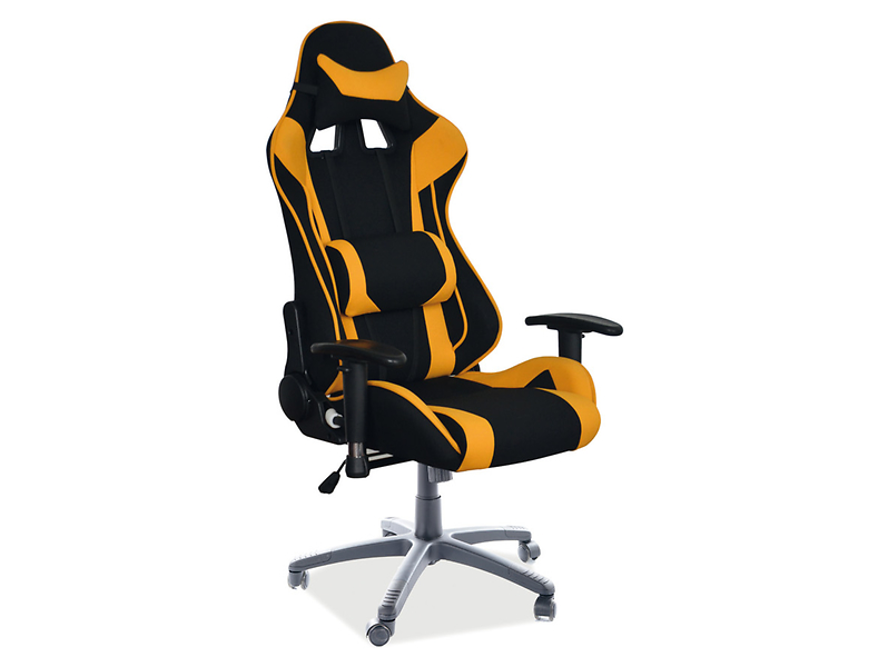 fotel gamingowy czarno-żółty Viper, 1087645