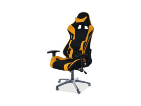 fotel gamingowy czarno-żółty Viper