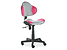 Inny kolor wybarwienia: fotel obrotowy różowo-szary Q-G2