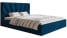 Inny kolor wybarwienia: Łóżko SIM 3 tapicerowane 160x200 - Granatowe