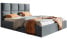 Inny kolor wybarwienia: Łóżko sypialniane SIM 140x200 - Grafitowe