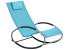 Inny kolor wybarwienia: Bujane krzesło ogrodowe leżak turkusowe