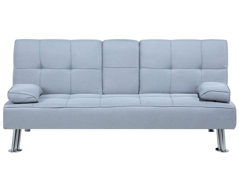 Sofa kanapa funkcja spania jasnoszara, 1093064