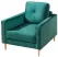 Inny kolor wybarwienia: Fotel nowoczesny na nóżkach do salonu Costa Zielony