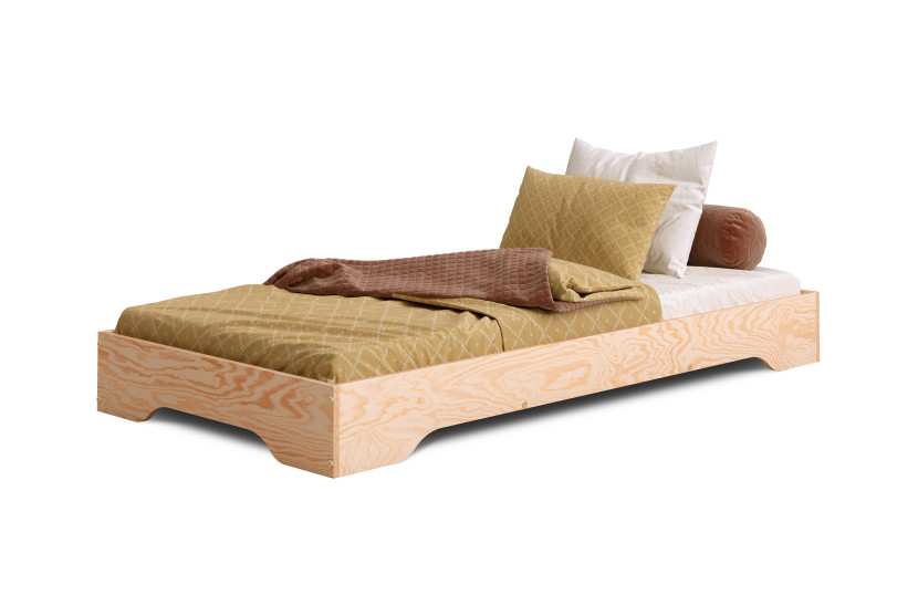 Łóżko pojedyncze drewniane TILA 7 - SMARTWOOD®, 1093970