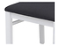 krzesło Porto, Kolor wybarwienia Milano 9303 Black/biały, 109415