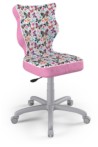 Krzesło fotel dziecięcy do biurka motylki rozmiar 4, 1096492